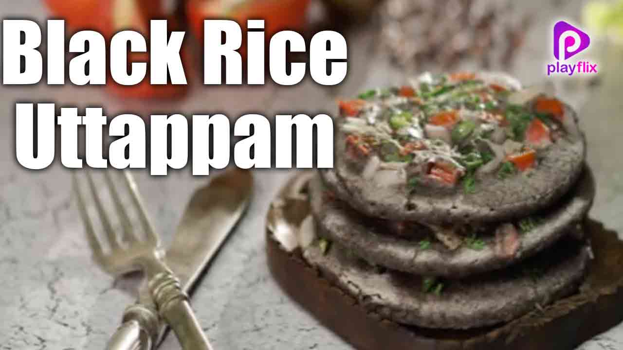 Black Rice Uttappam