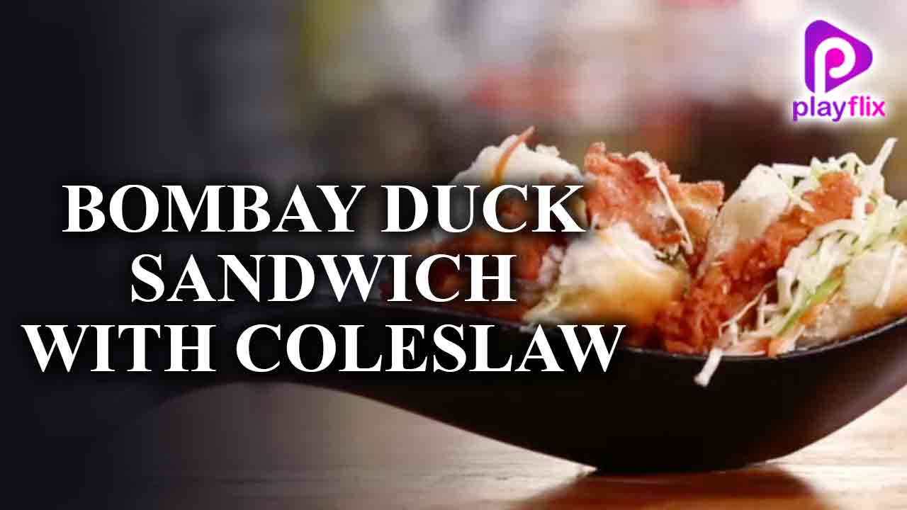Bombay Duck Sandwich with Coleslaw