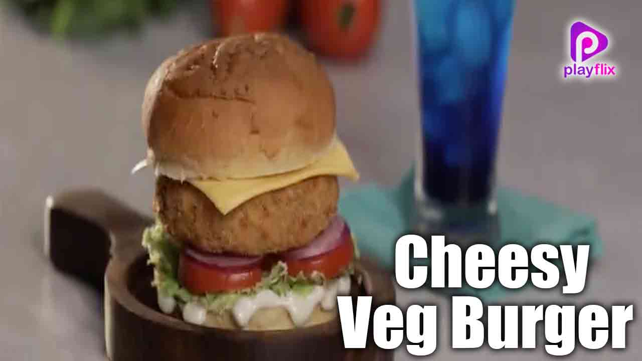 Cheesy Veg Burger 