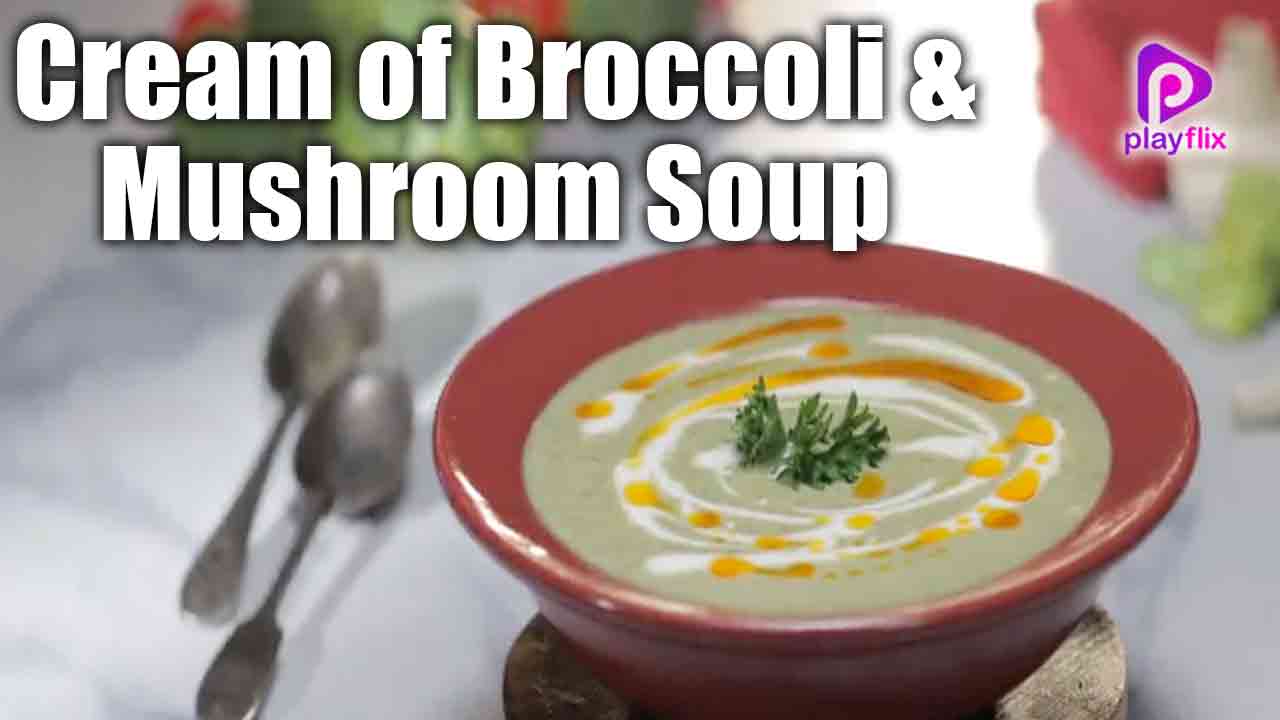 Cream of Broccoli & Mushroom Soup 