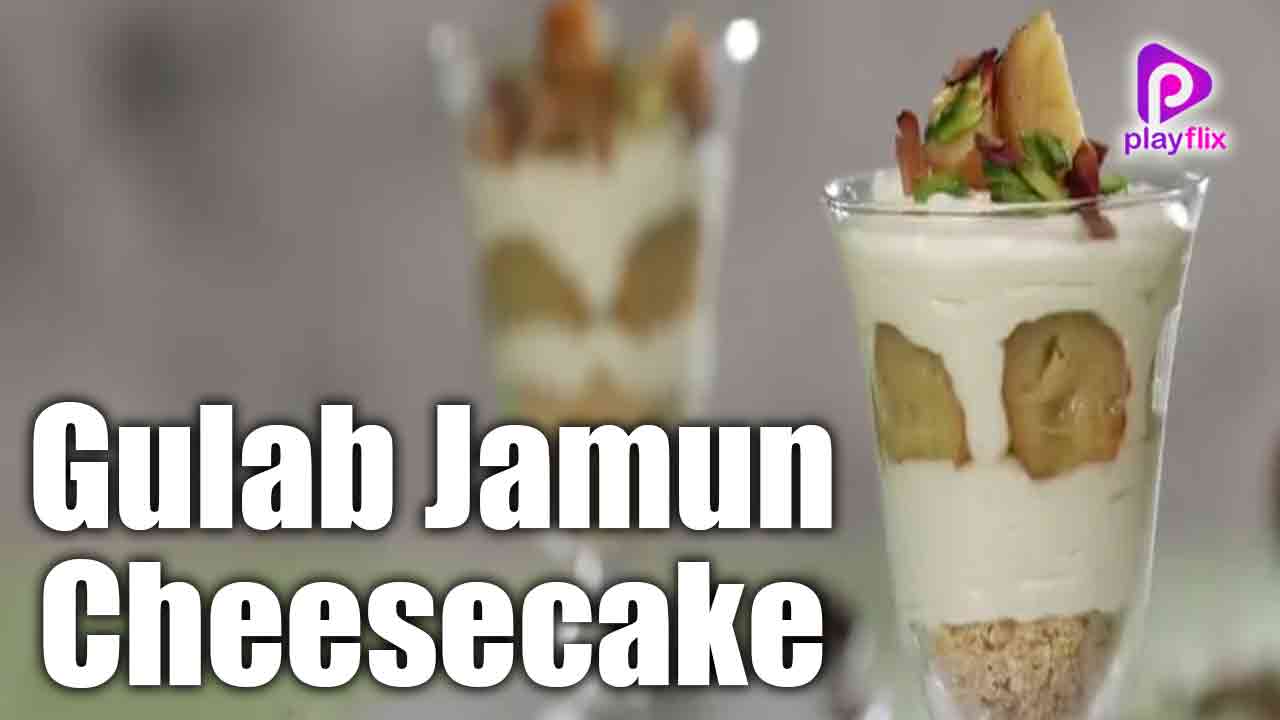 Gulab Jamun Cheesecake 