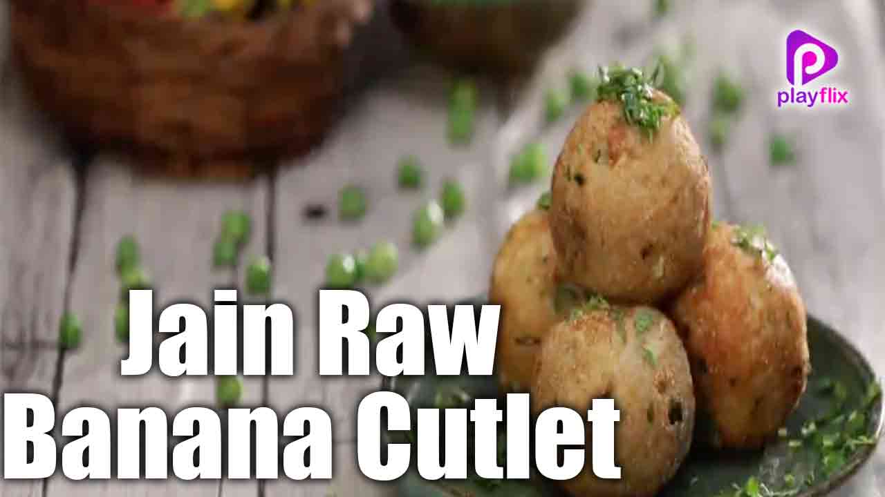 Jain Raw Banana Cutlet