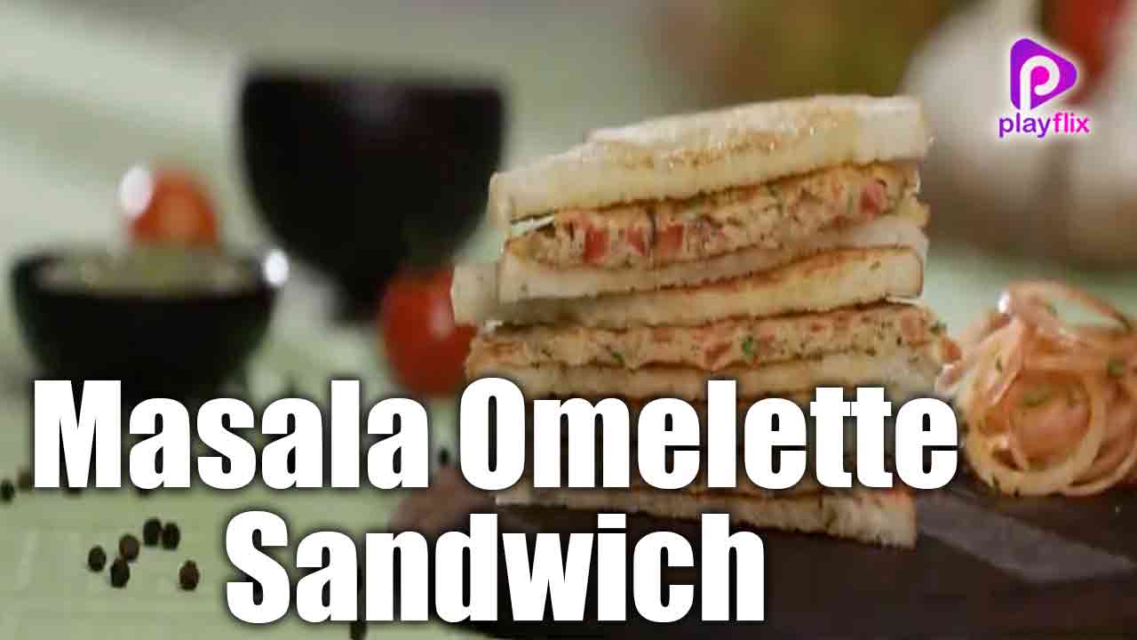 Masala Omelette Sandwich 