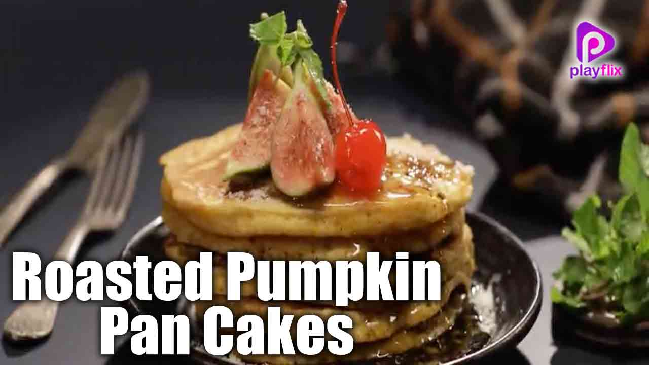 Roasted Pumpkin Pan Cakes