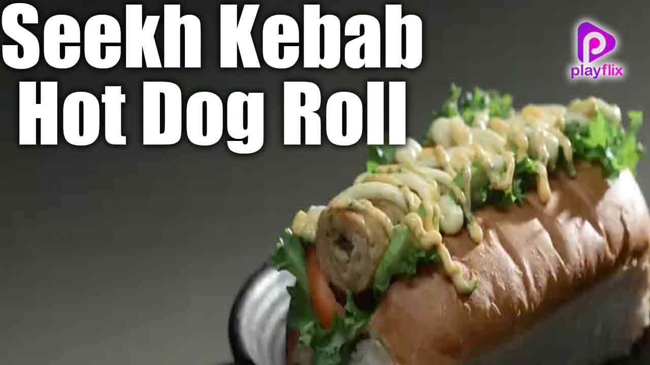 Seekh Kebab Hot Dog Roll