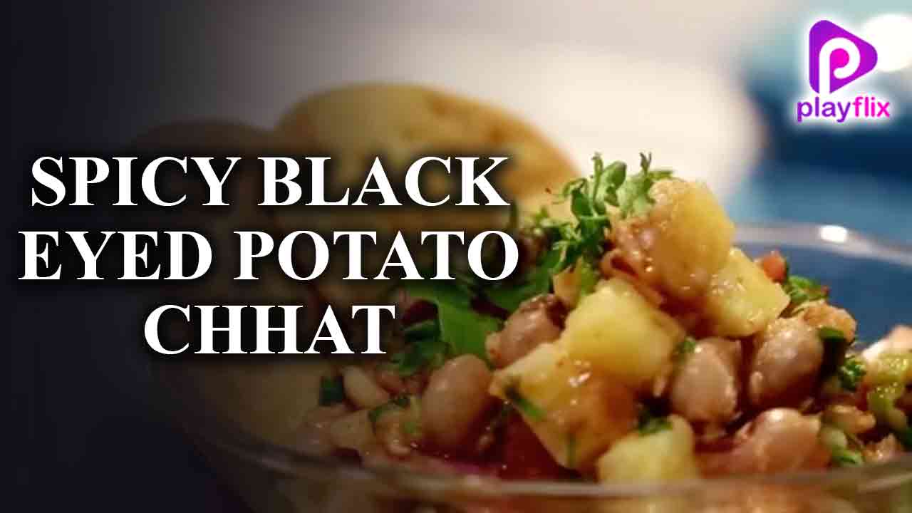 Spicy Black eyed Potato Chhat