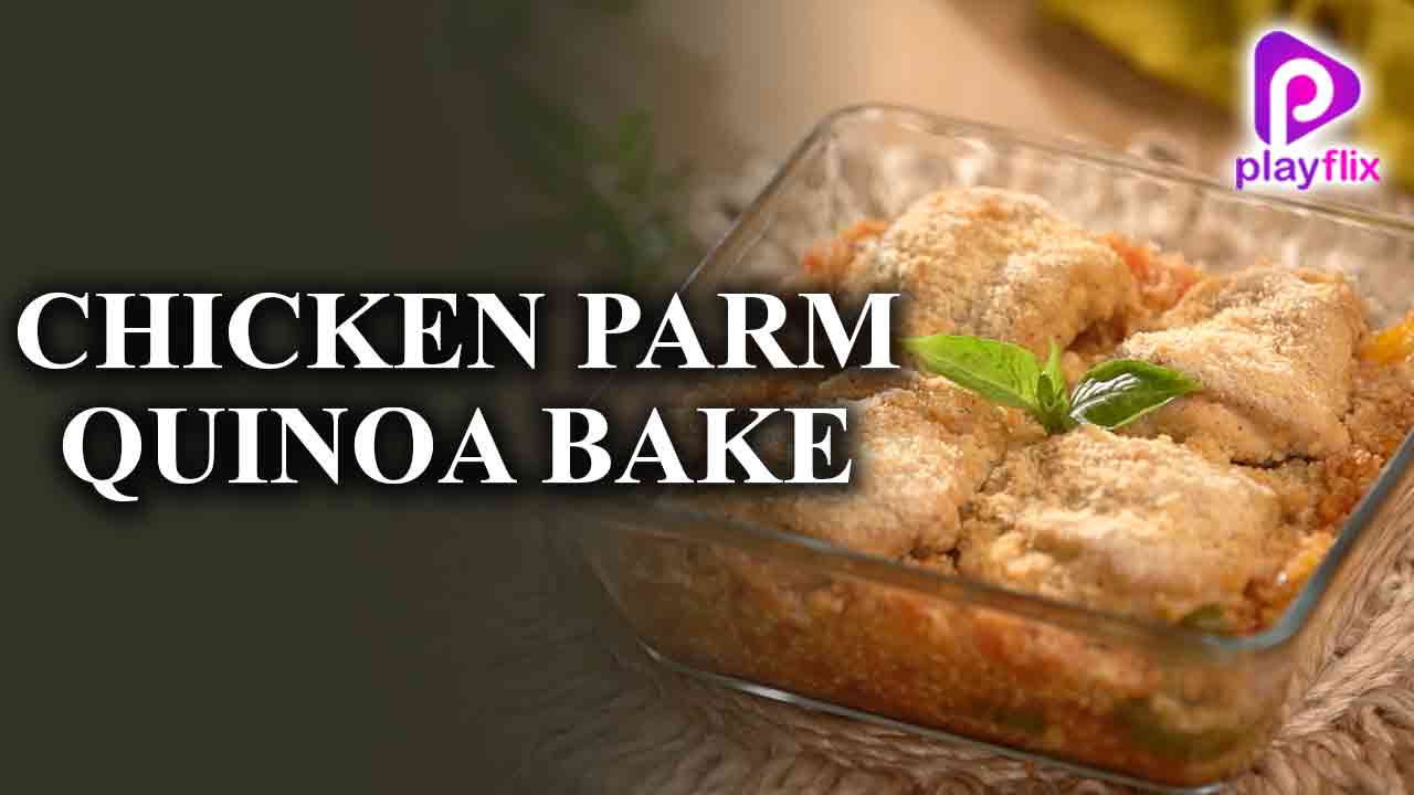 Chicken Parm Quinoa Bake
