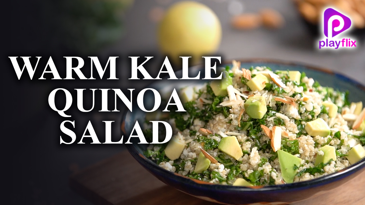Warm Kale Quinoa Salad