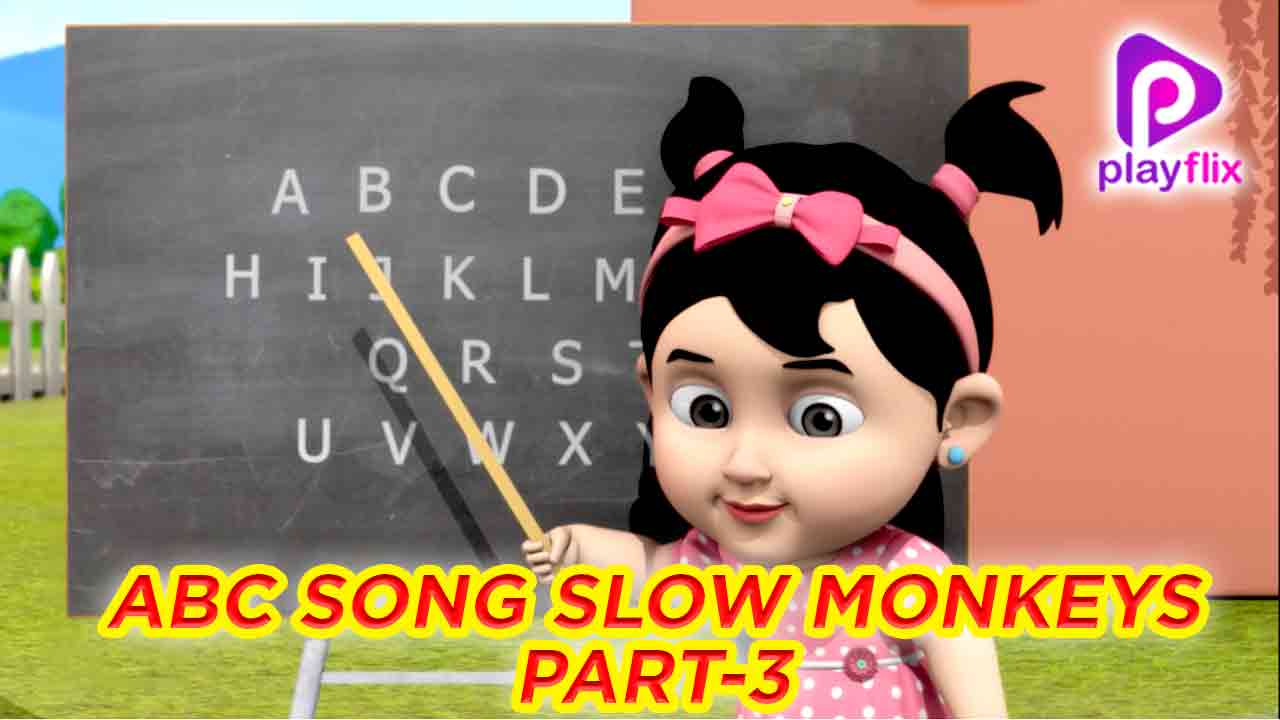 Abc Song Slow Monkey Part 3