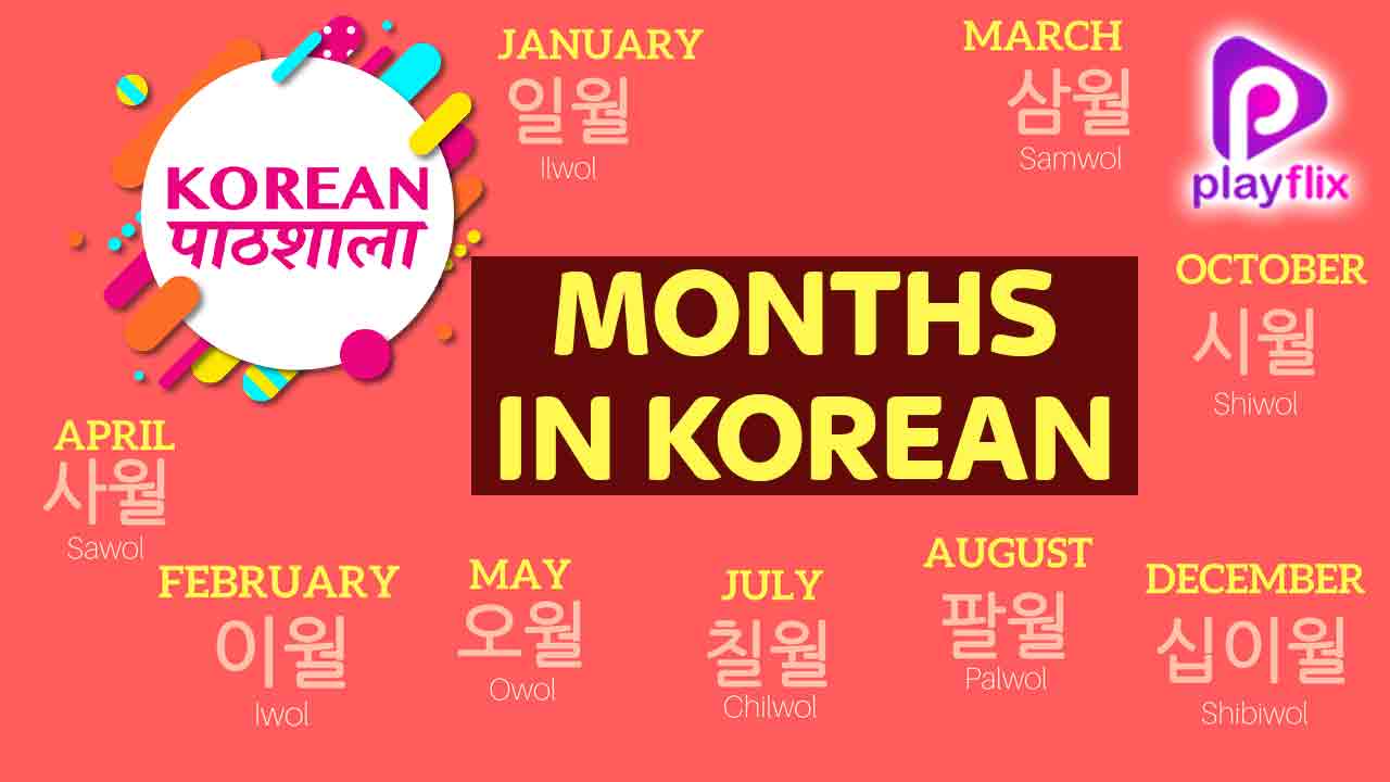 Months in Korean